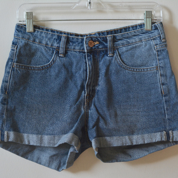 regular waist shorts h&m
